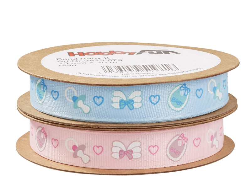 Hobbyfun, cinta bebé, autoadhesiva, 15mmx2m