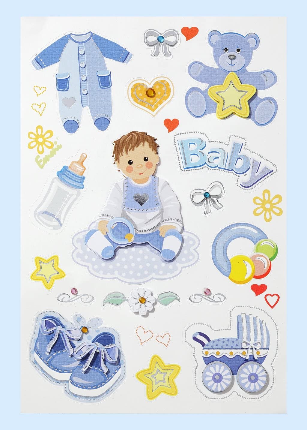 Creapop Sticker * Baby Boy/Girl - Taufe - Geburt * Aufkleber