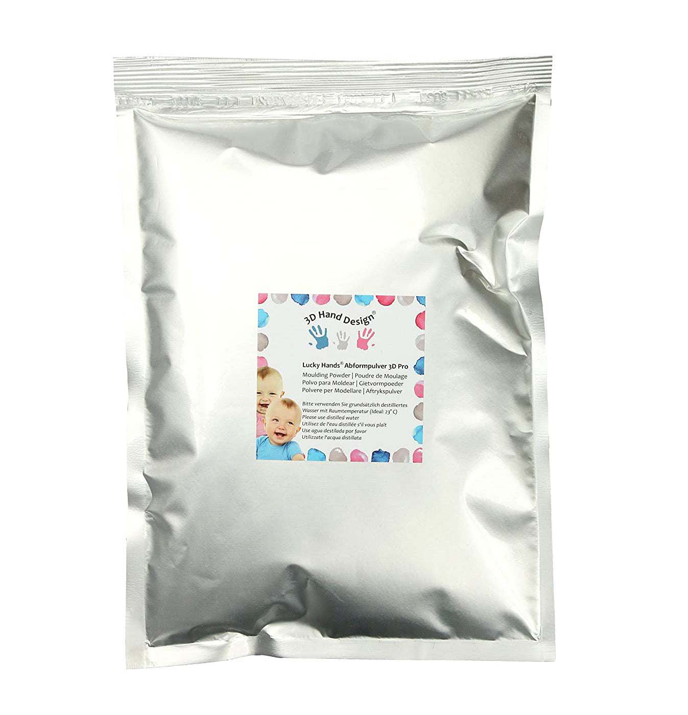 Kit Moulage 3D Mains & Pieds Bébé - 36 Pièces, 7 Tailles Récipients, Poudre Pro 0-6 Mois, 2-3 Moulages, Souvenirs Réalistes & Détailés