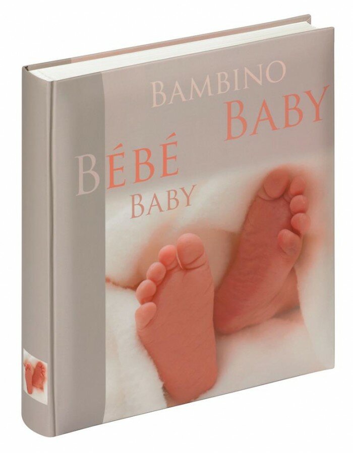 Babyalbum CARINO weiße Seiten cm 28x30,5 Hand – Design 3D 60