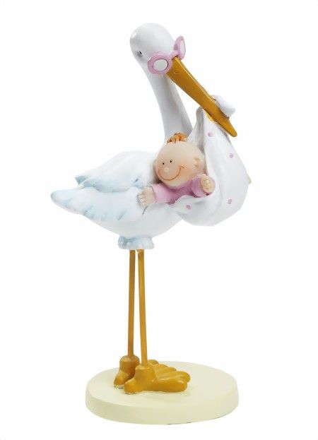 Cicogna con bebè - Maschio o femmina - CREApop® di HobbyFun