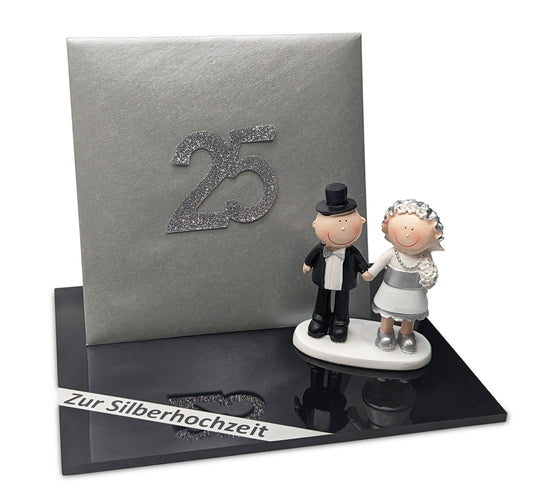 Geschenk für Silberne Hochzeit | Geldgeschenk | Hochzeit Geschenke Geld | Geldgeschenk Hochzeit personalisiert