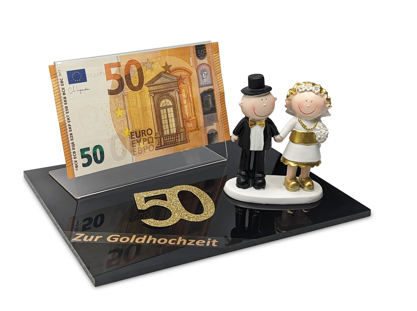 Geschenk für Goldene Hochzeit | Geldgeschenk | Hochzeit Geschenke Geld | Geldgeschenk Hochzeit personalisiert