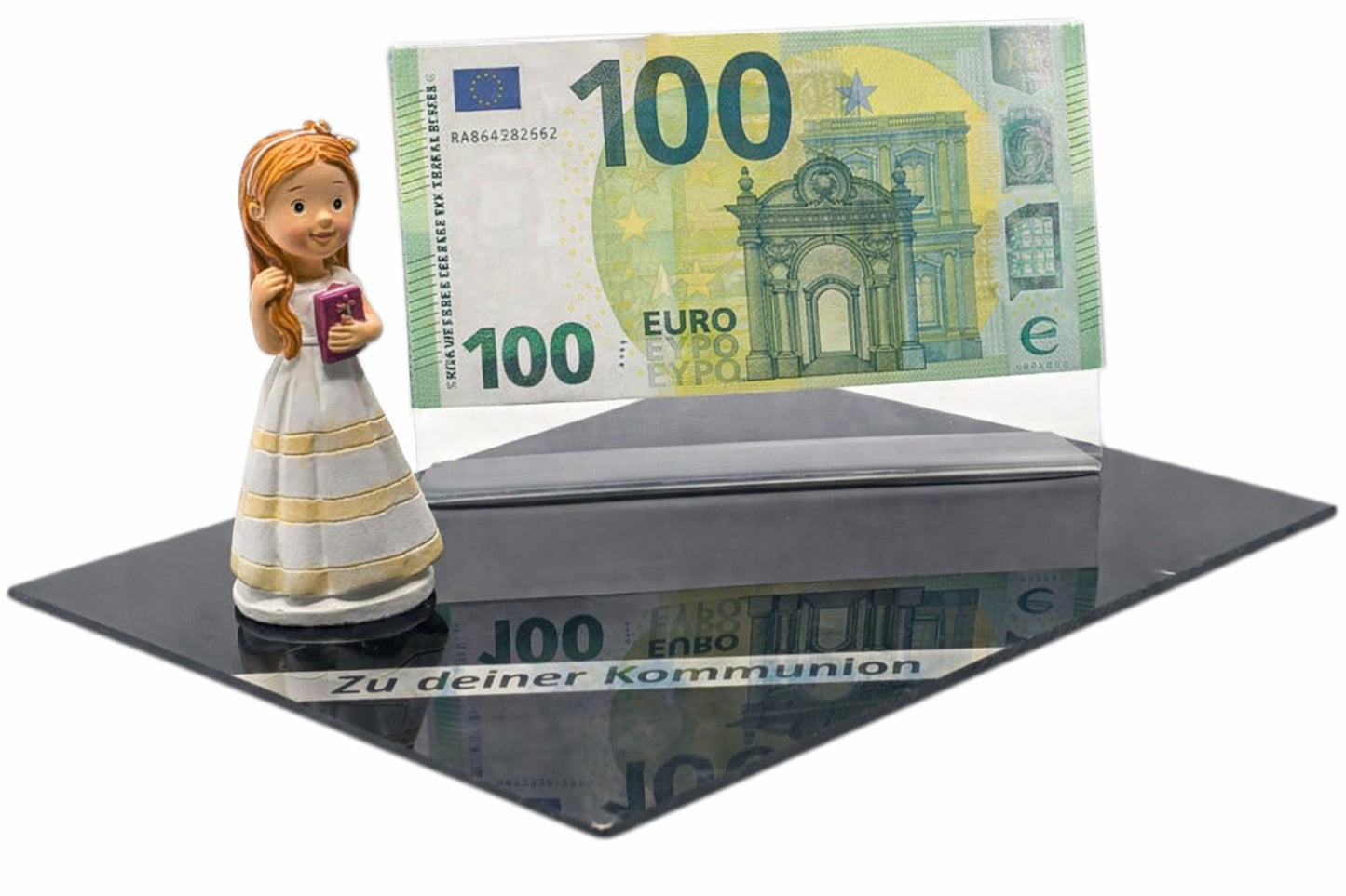 Geldgeschenk zur Kommunion – kreative Geschenkidee mit Figur