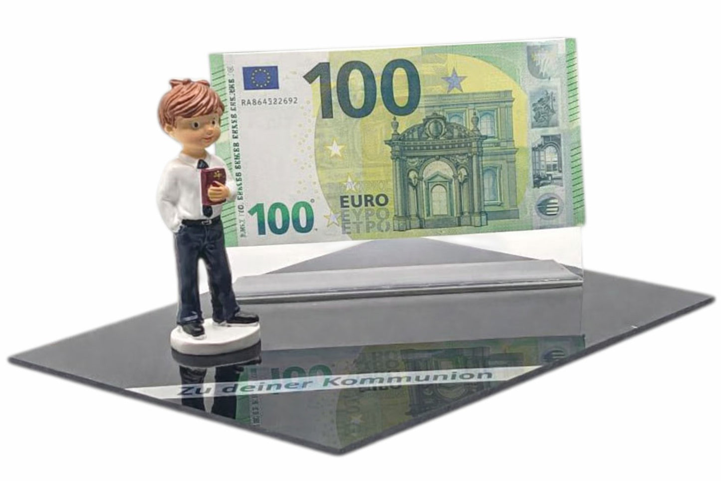 Geldgeschenk zur Kommunion – kreative Geschenkidee mit Figur