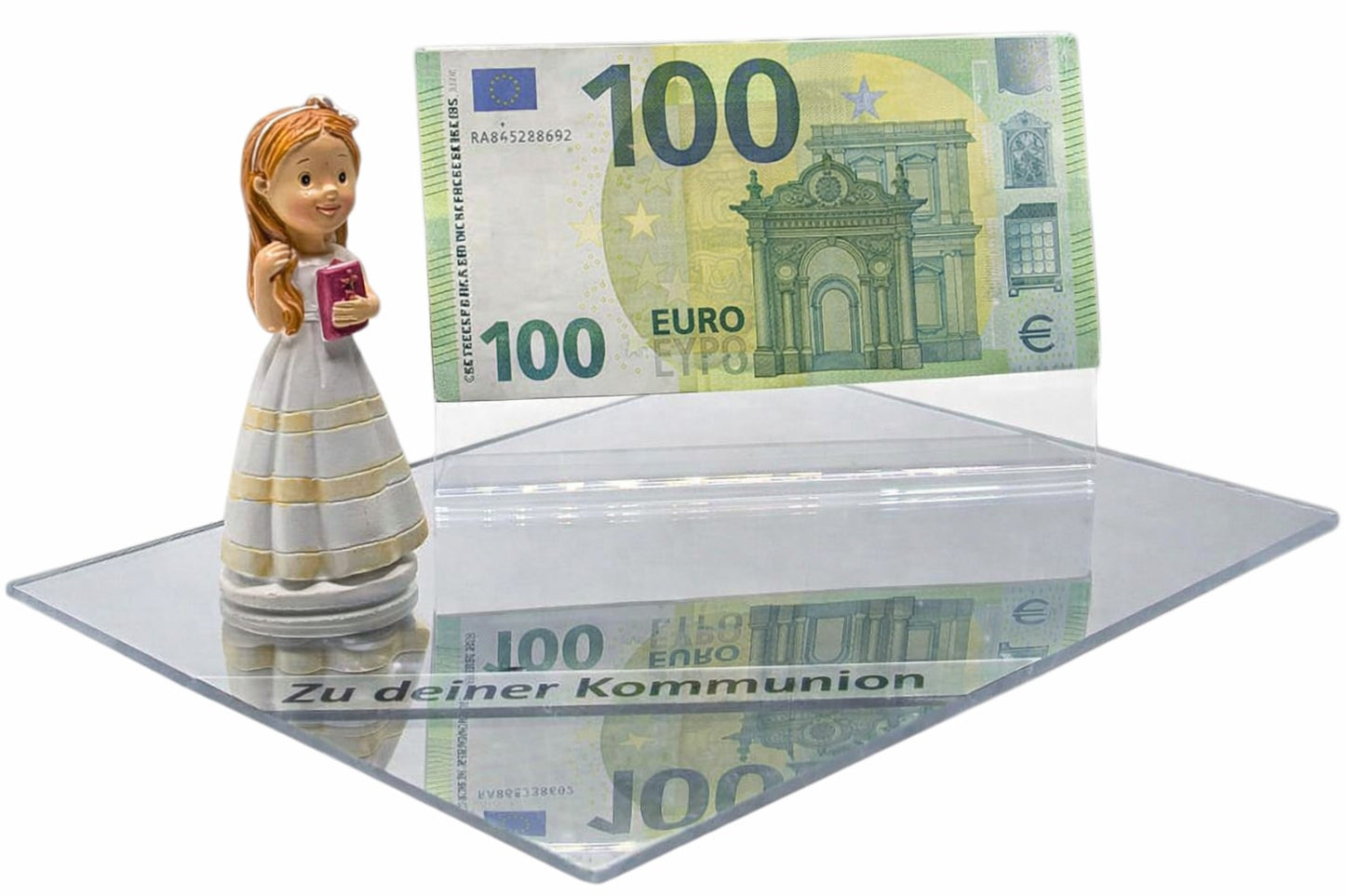 Geldgeschenk zur Kommunion – kreative Geschenkidee mit Figur