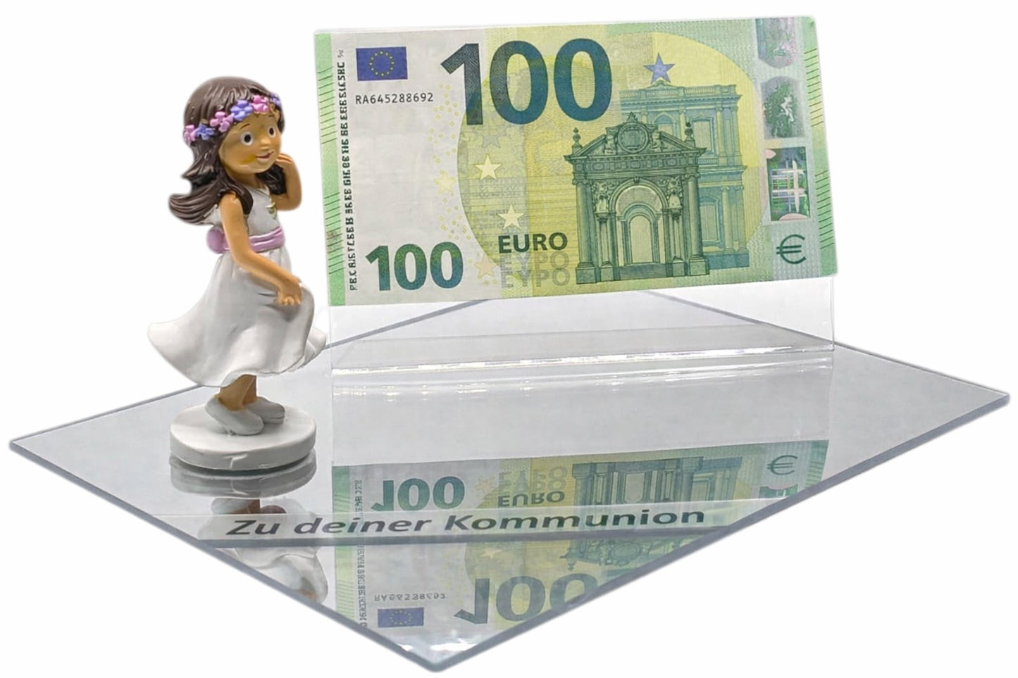 Geldgeschenk zur Kommunion – kreative Geschenkidee mit Figur