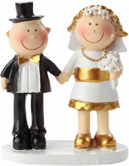 Goldpaar, Jubiläumspaar 50 Jahr, 8,5 cm