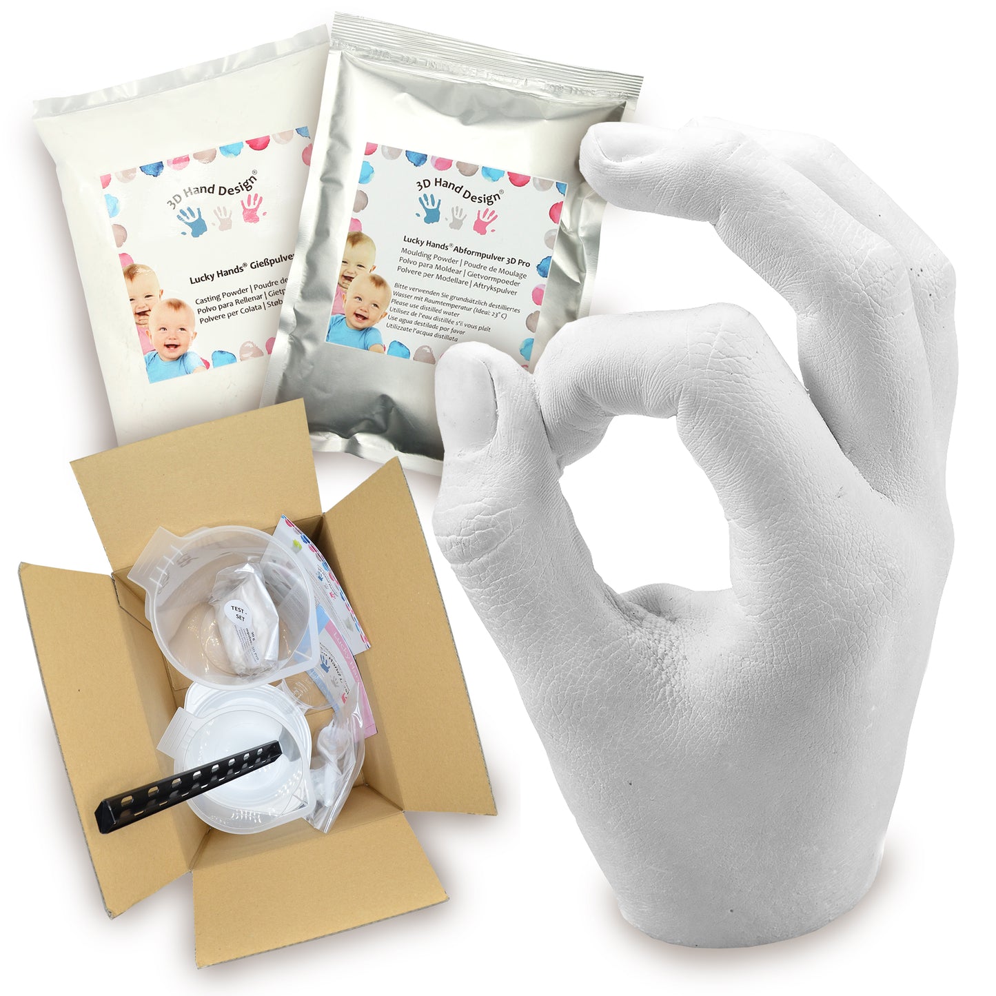 Lucky Hands® Kits de moldear para niños, adolescentes y adultos