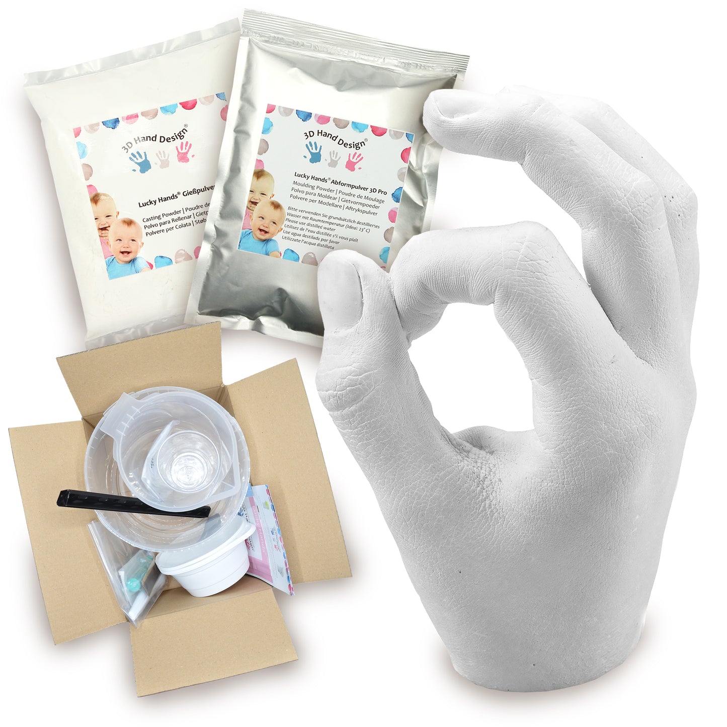 Lucky Hands® Kits de moldear para niños, adolescentes y adultos