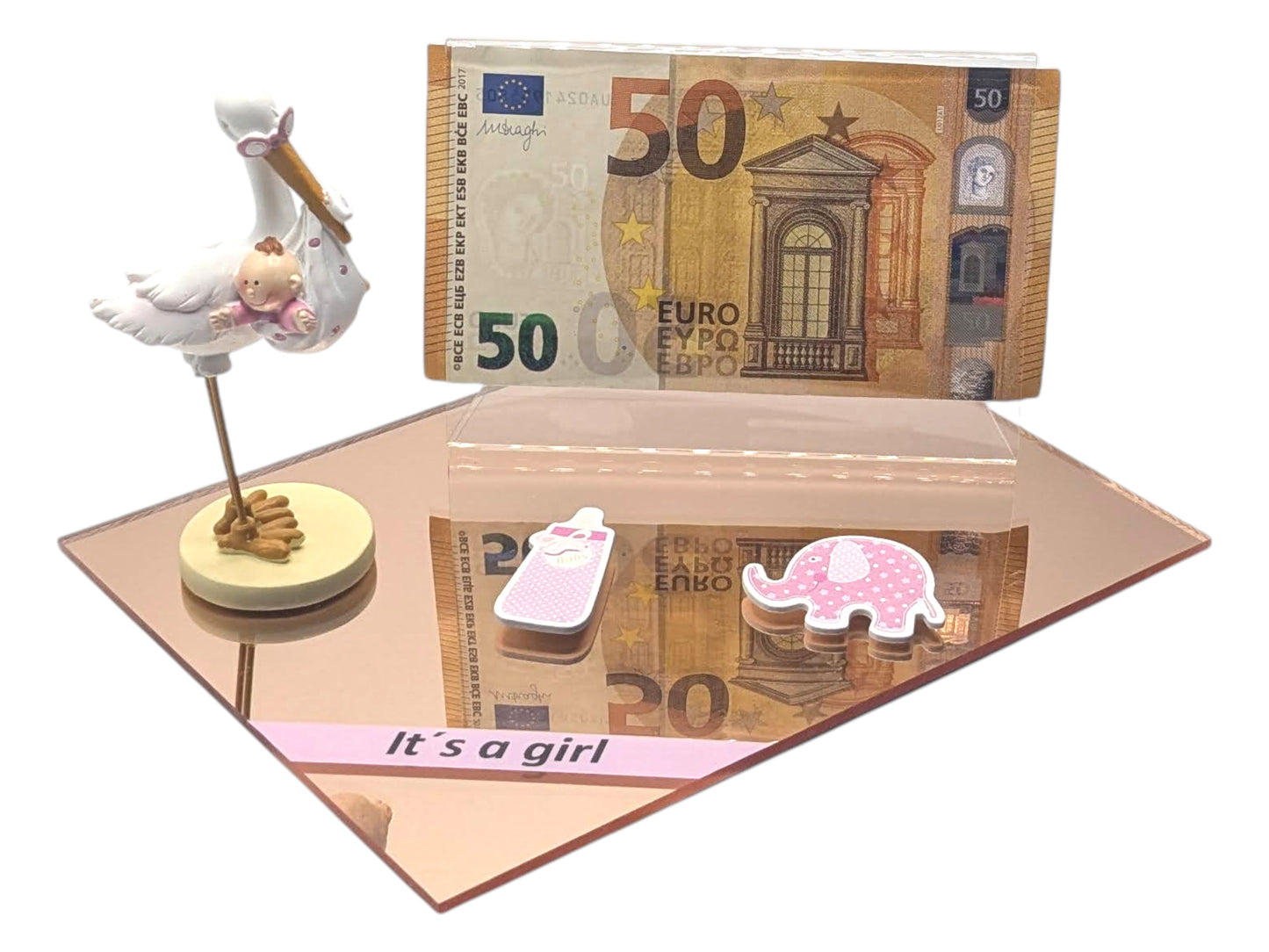 Geschenk für Geburt & Taufe | Geldgeschenk | Geburt Geschenke Geld | Geldgeschenk Taufe personalisiert