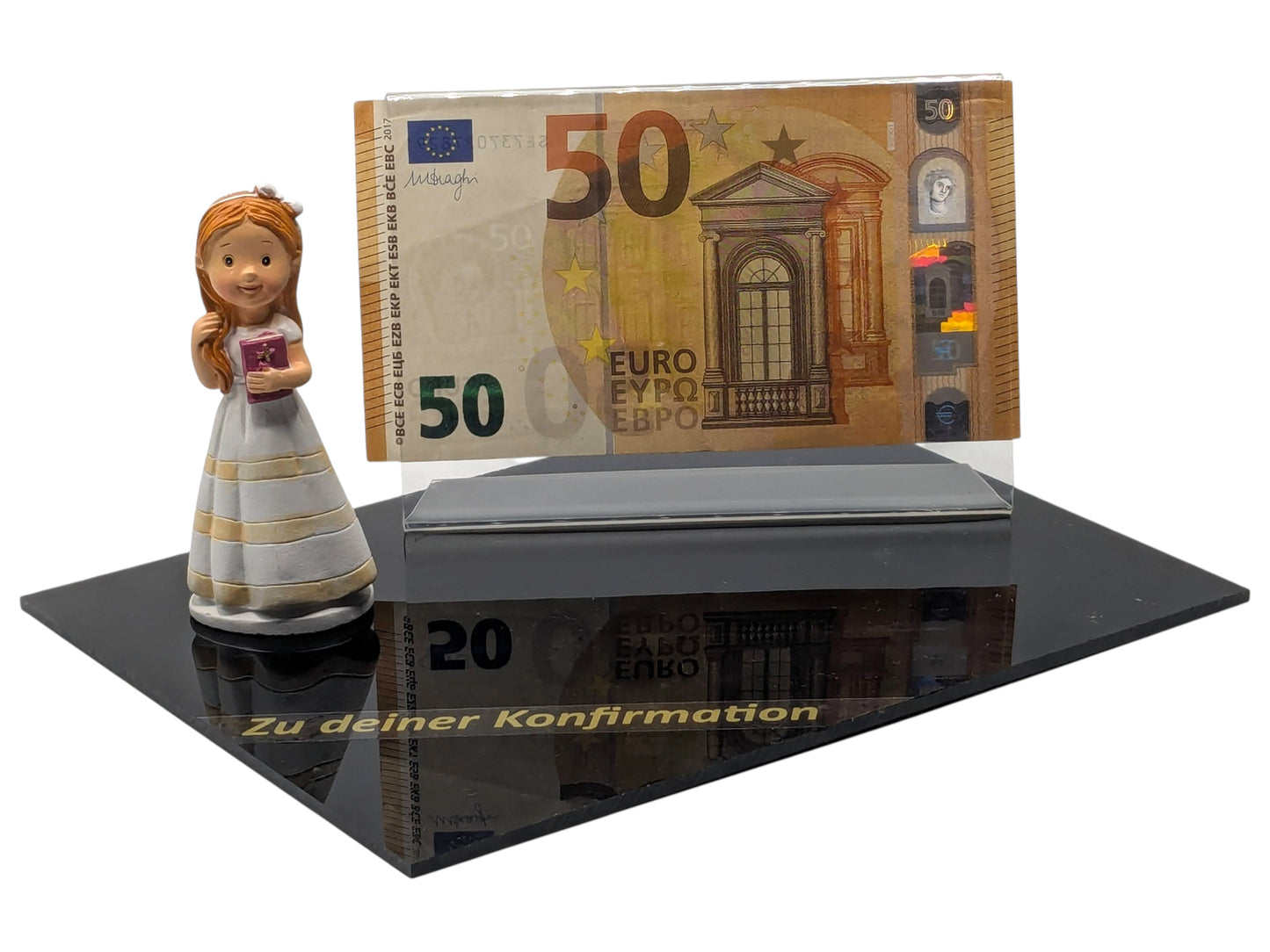 Geldgeschenk zur Konfirmation – kreative Geschenkidee mit Figur