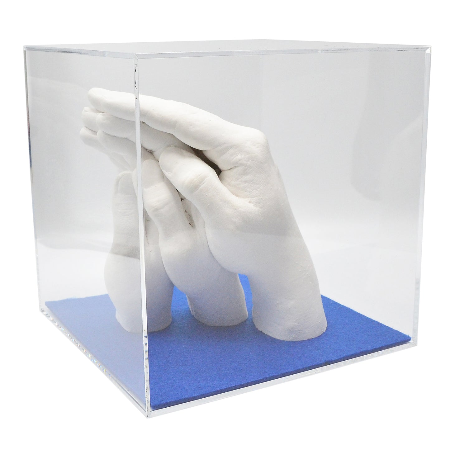 Impression sæt "Family Hands" TRIO+ med akrylglaskubus