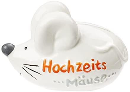 Geldmaus Hochzeit 9 x 6 cm